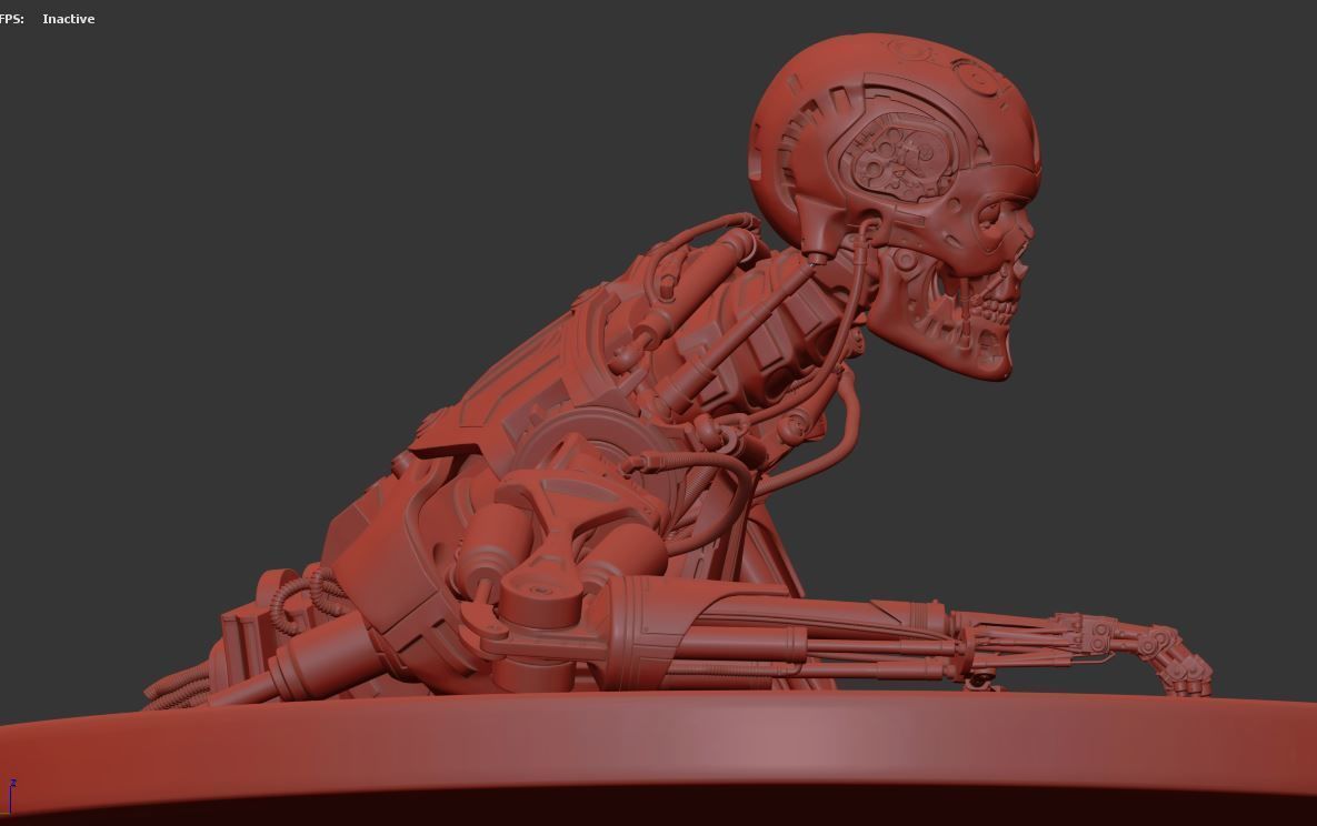 Terminator T-800 Endoskeleton T1 V3 3D print model_3