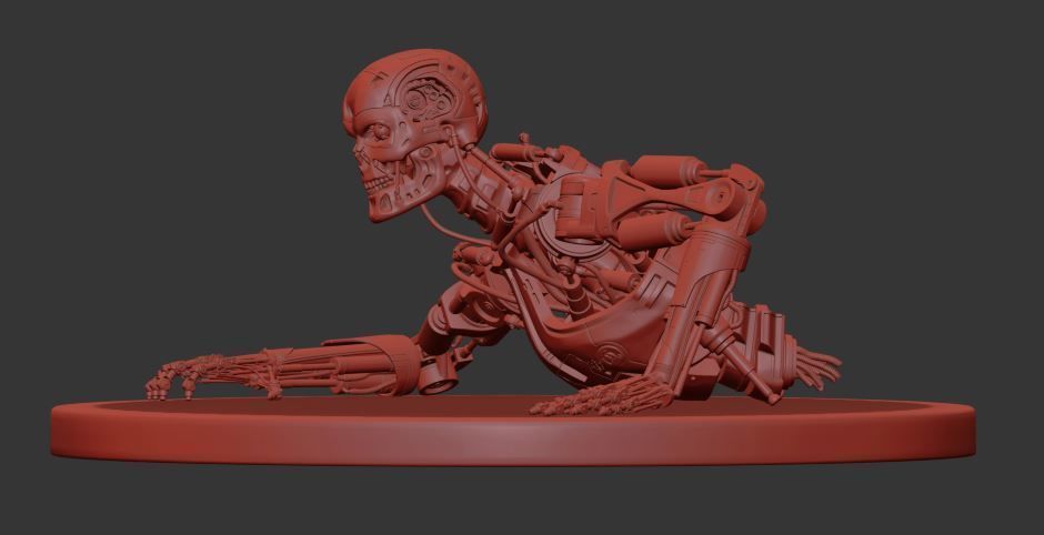 Terminator T-800 Endoskeleton T1 V3 3D print model_22
