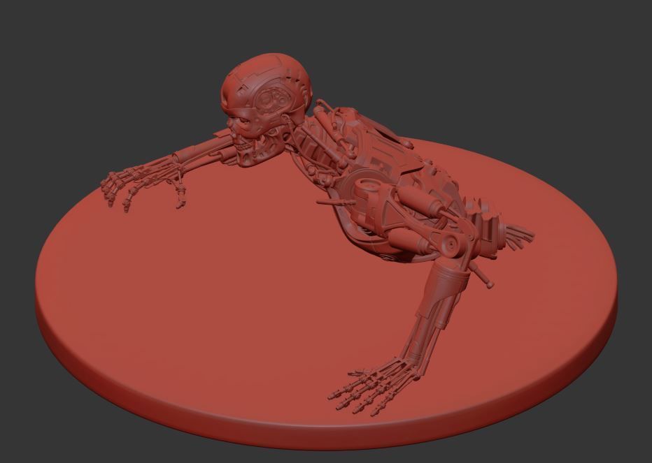 Terminator T-800 Endoskeleton T1 V3 3D print model_18