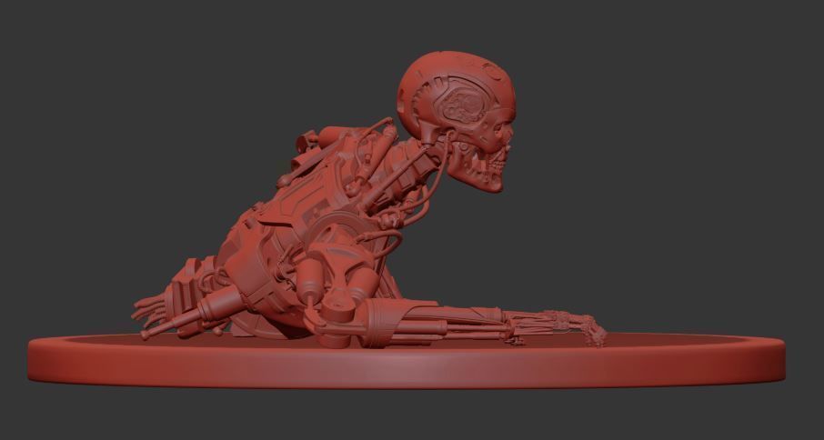 Terminator T-800 Endoskeleton T1 V3 3D print model_10