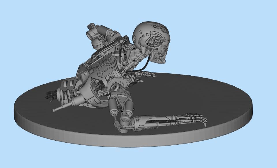 Terminator T-800 Endoskeleton T1 V3 3D print model_26