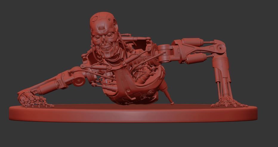 Terminator T-800 Endoskeleton T1 V3 3D print model_20