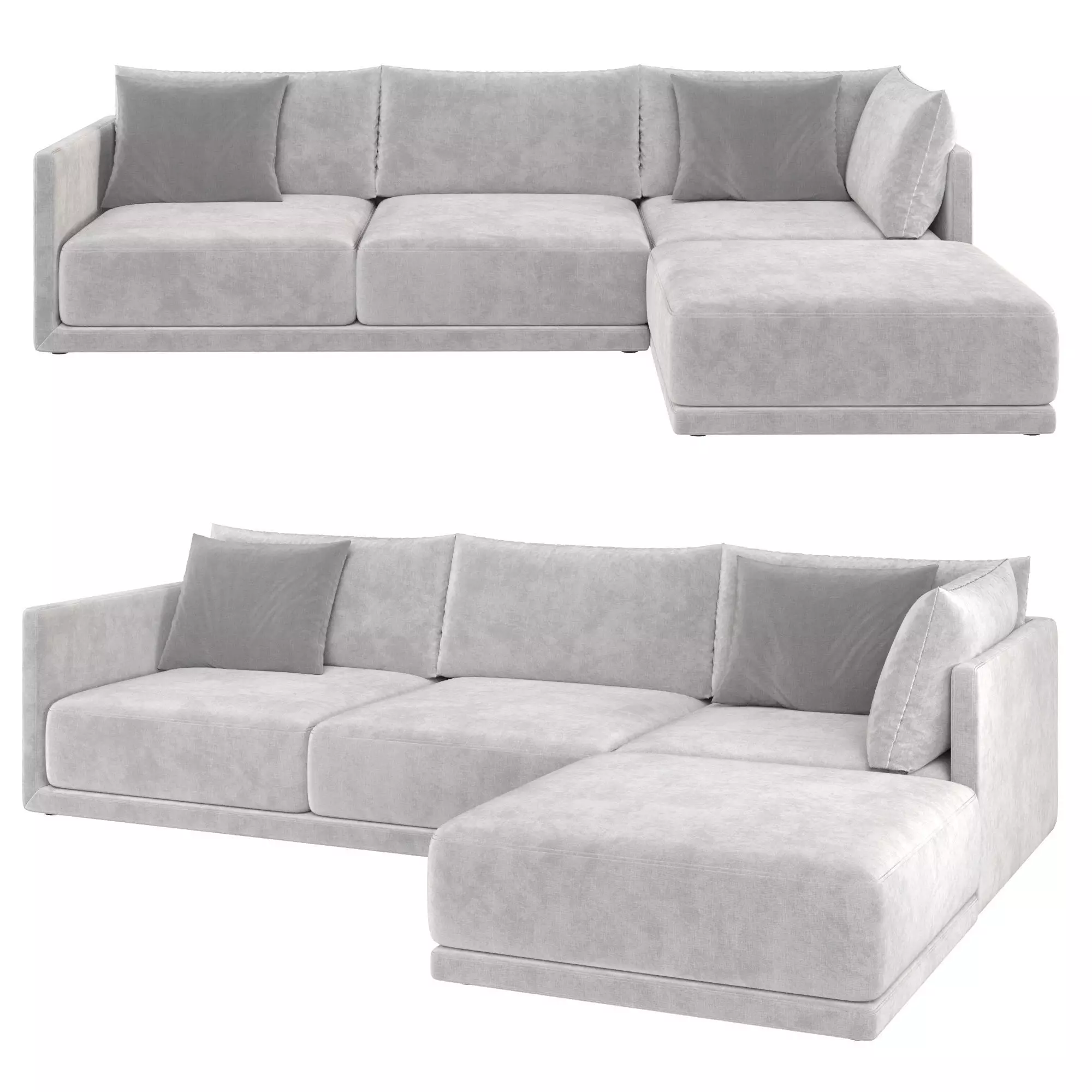 Sofa Build Your Own by Westelm 3D model
