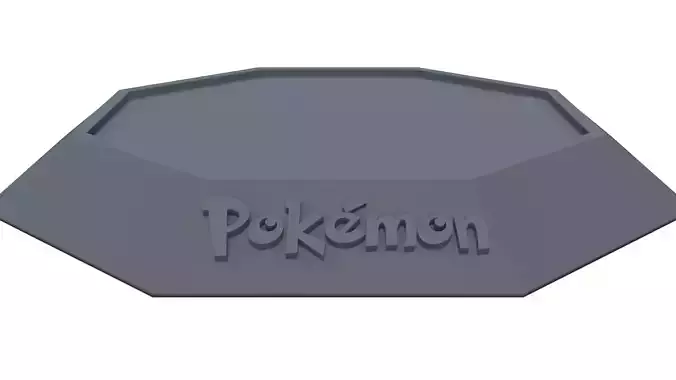 Display plateau base tile pokemon figurines minis ready to print 3D print model
