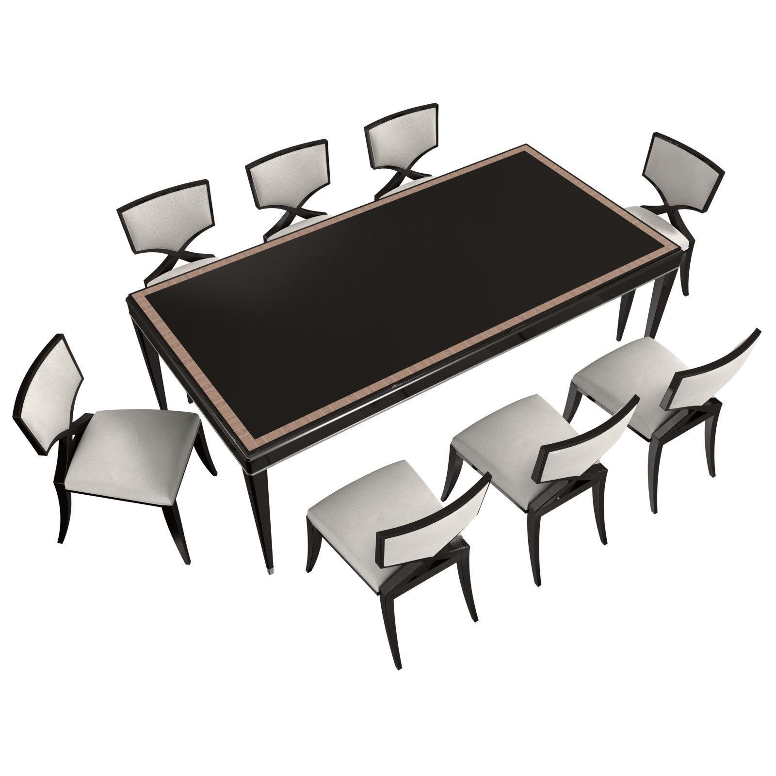 Caracole Classic Full score table first chair 3D model_4