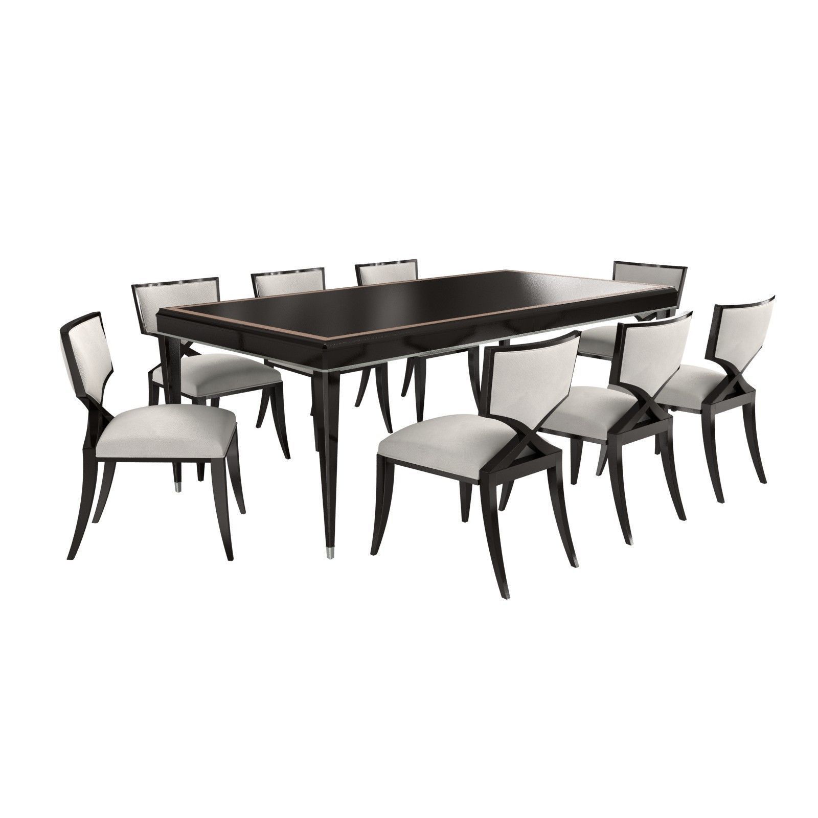 Caracole Classic Full score table first chair 3D model_1