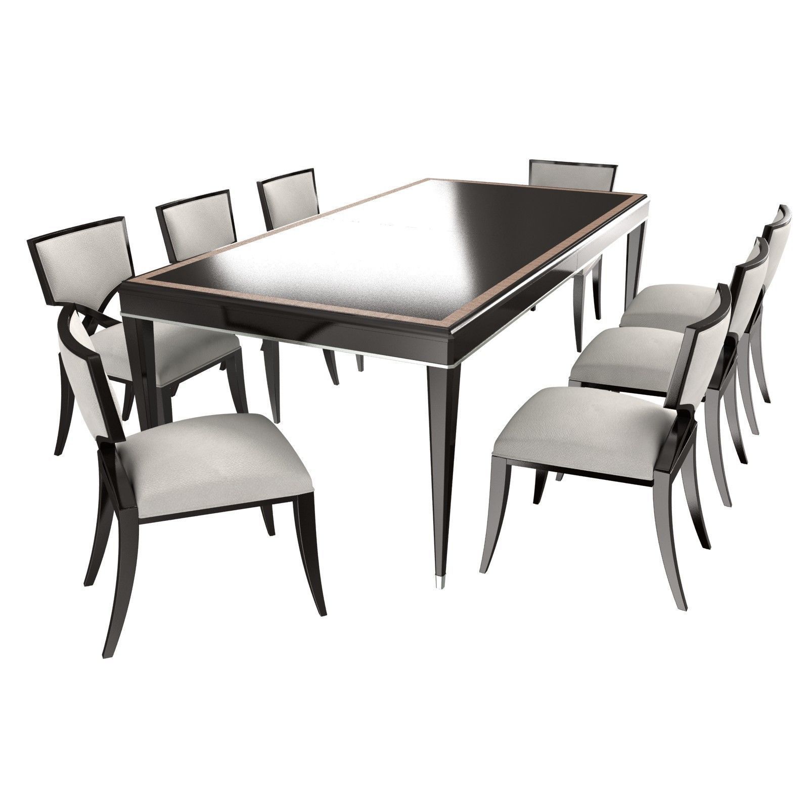 Caracole Classic Full score table first chair 3D model_3