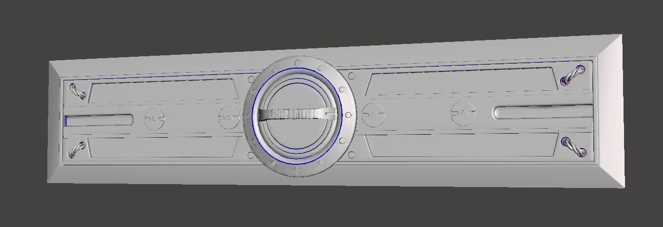 Ronin Hoshiguma Shield 3D print model_1