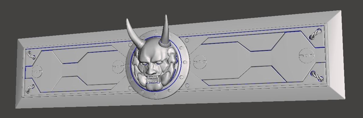Ronin Hoshiguma Shield 3D print model_2