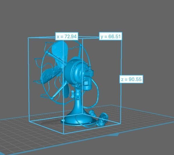 Retro Desk Fan 3 3D print model_1