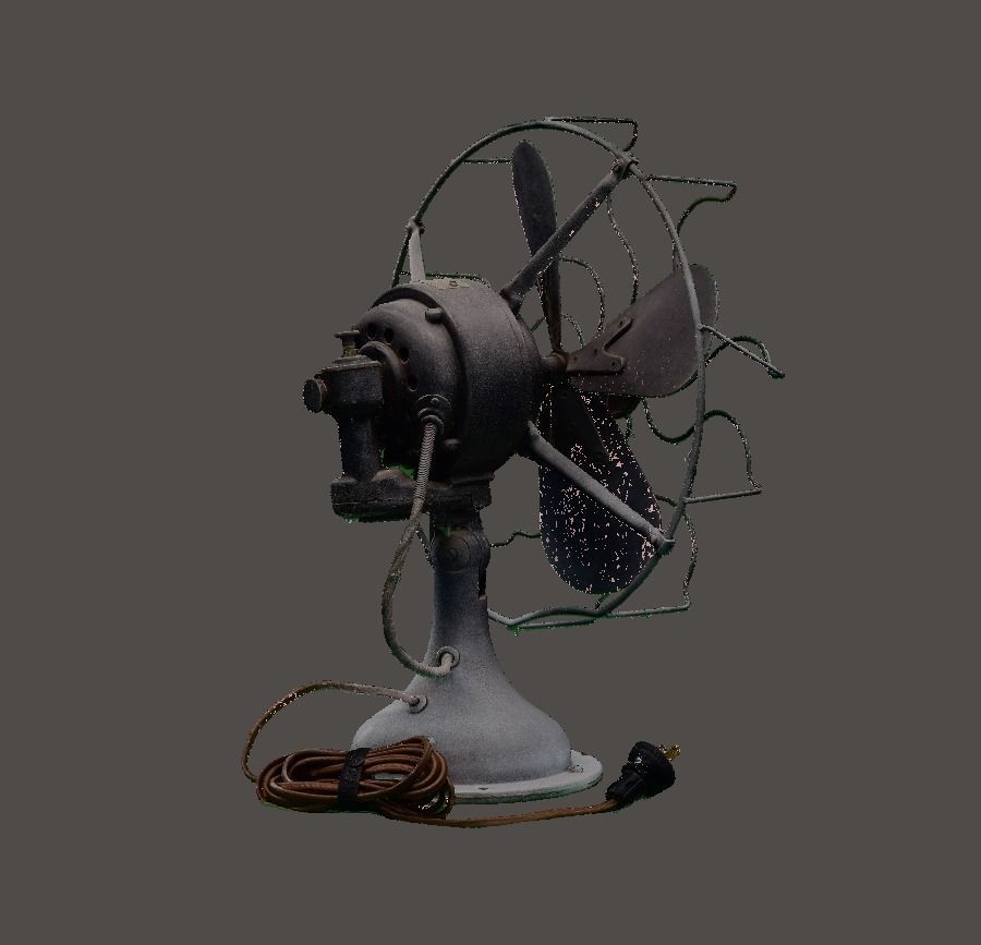 Retro Desk Fan 3 3D print model_4