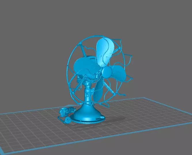 Retro Desk Fan 3 3D print model_0