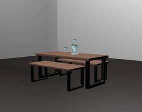Animated Wooden table 3D Models | CGTrader