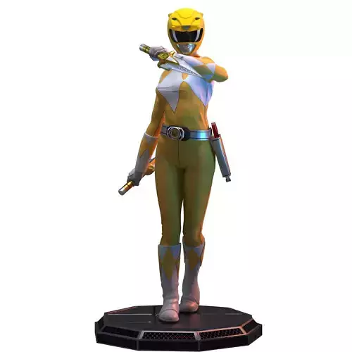 Yellow Ranger - Mighty Morphin Power Rangers 3D print model