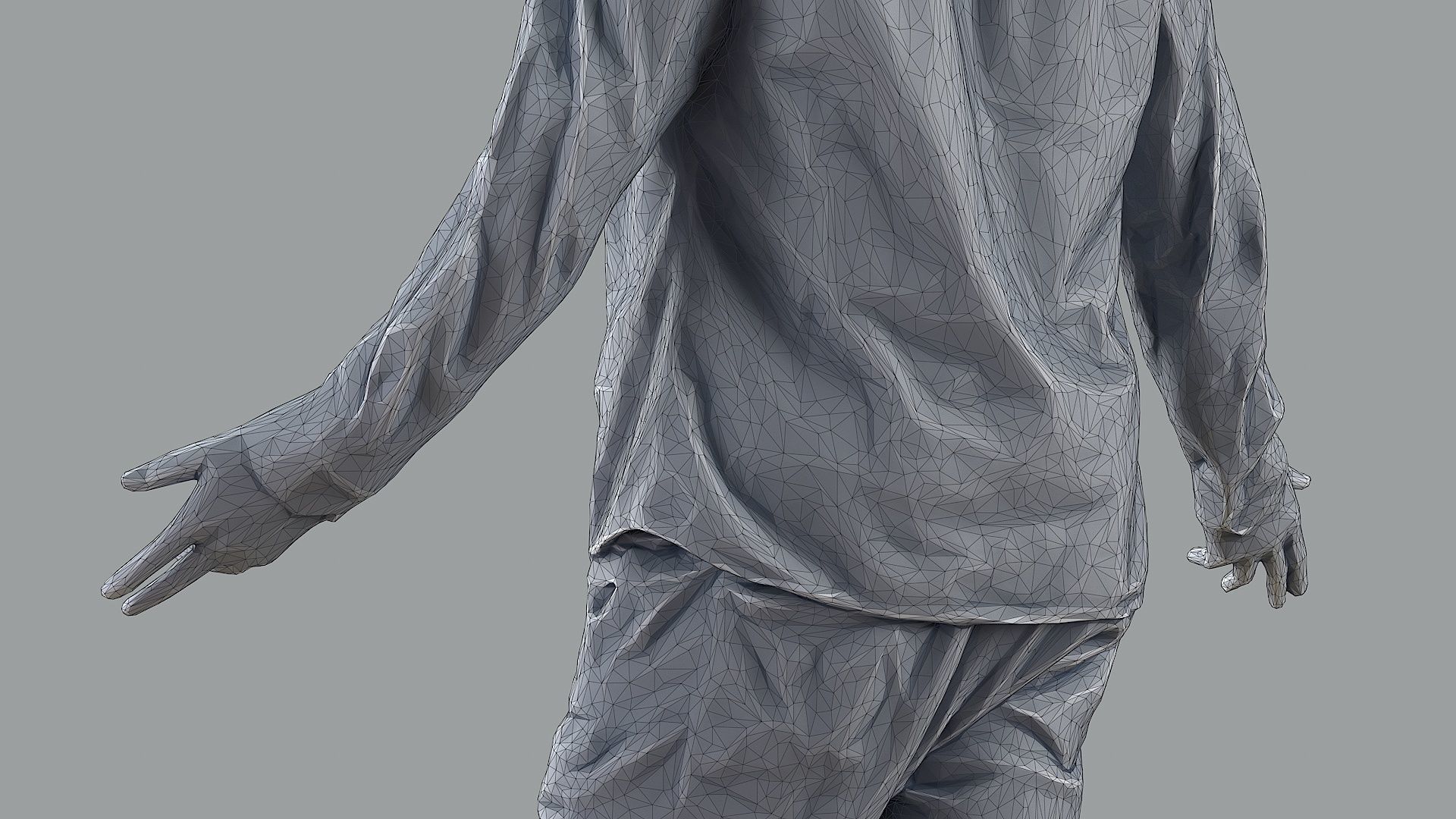 Young Guy Caught Off Guard 3D model_11