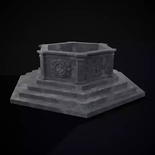 Baroque Style Garden Basin