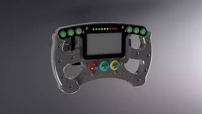 CLZ Steering Whell V1 F1 Steering Wheel Design for Similation