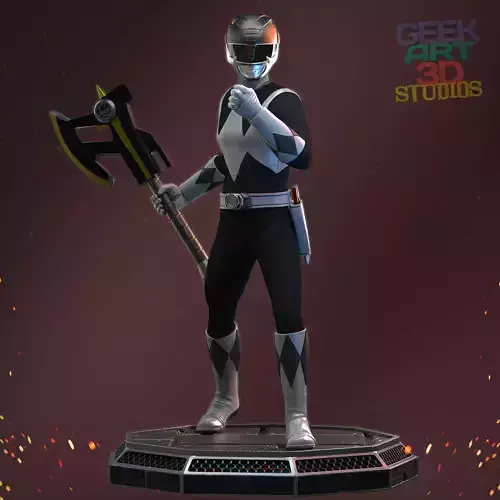 Black Ranger - Mighty Morphin Power Ranger 3D print model