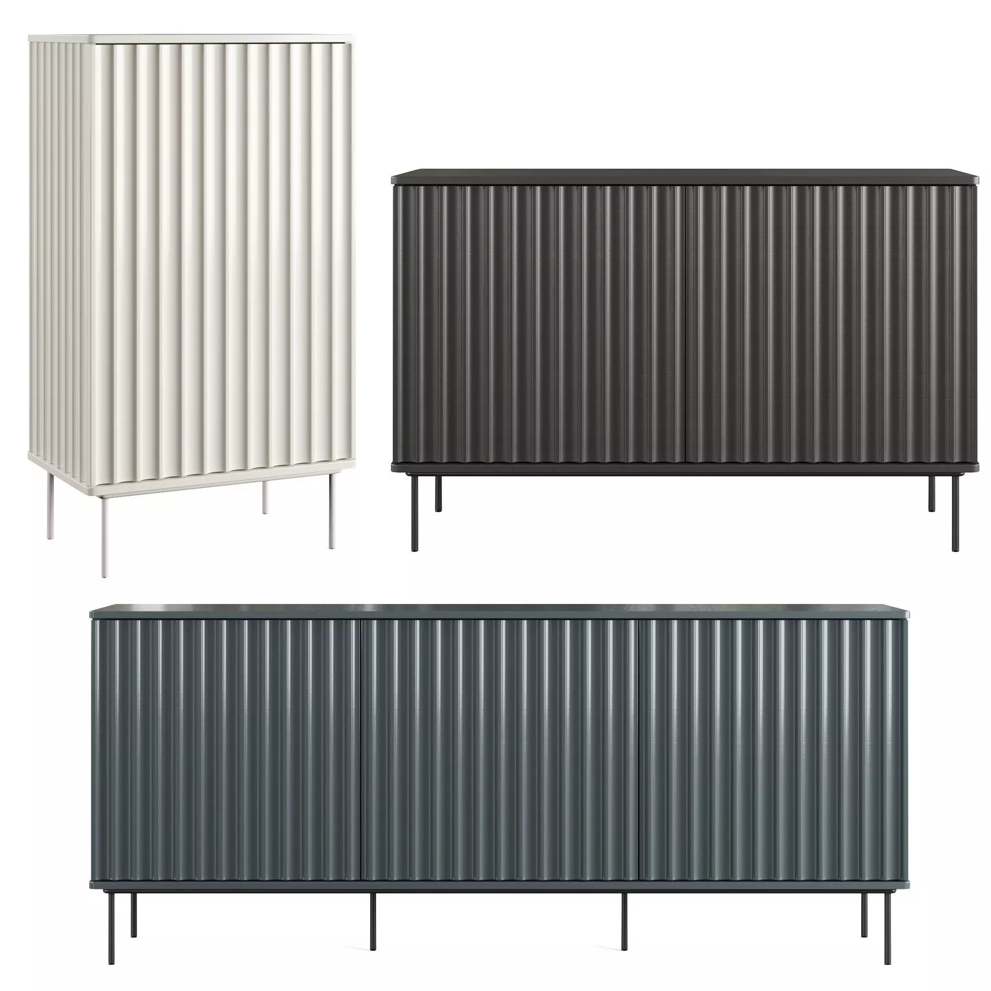 Decotique Wave Sideboard 1d-2d-3d 3D model_0