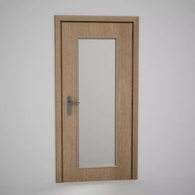 CGAxis Door 3D model_0