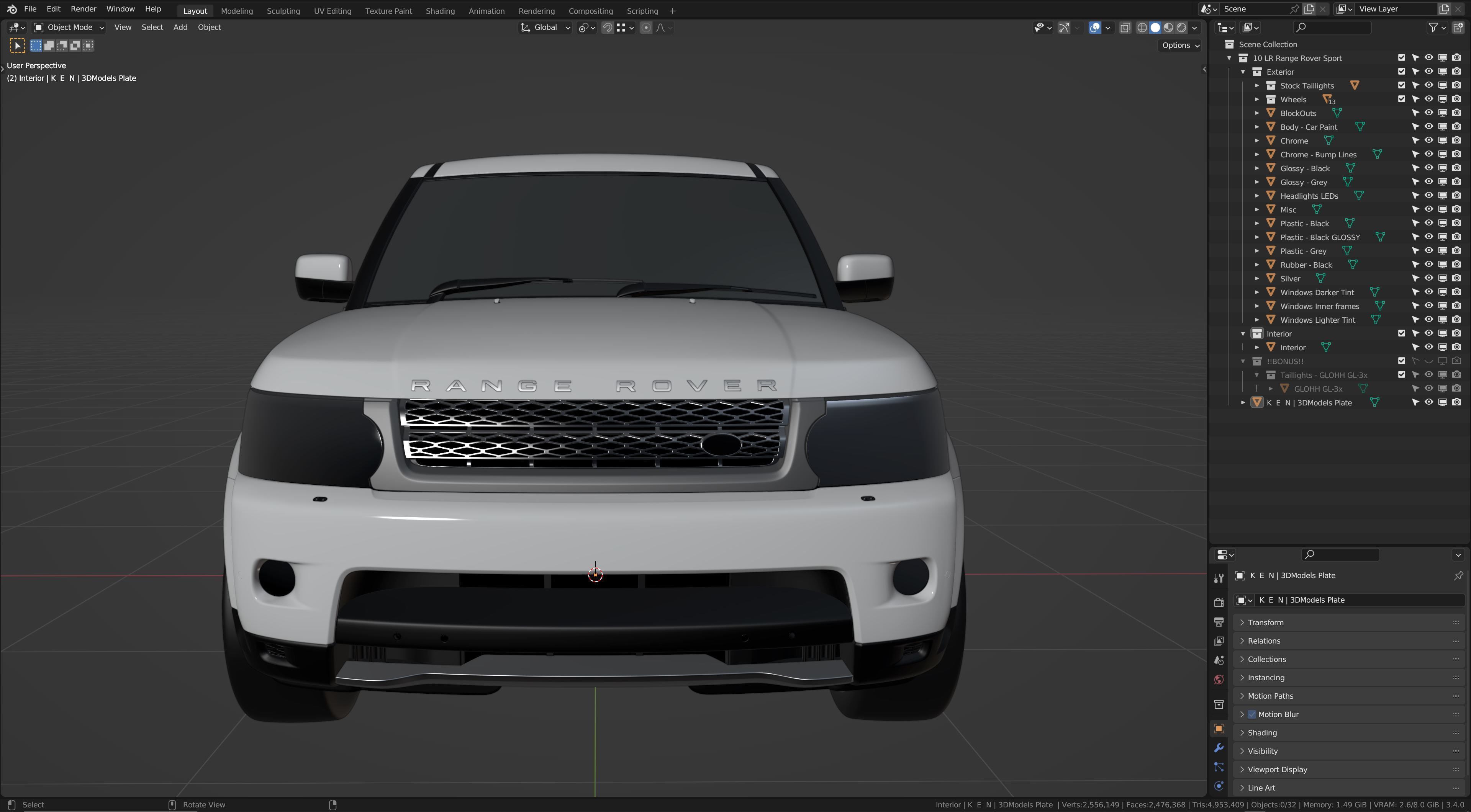 2010 Land Rover Range Rover Sport 3D model_40