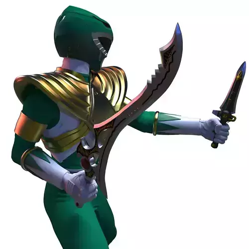 Green Ranger - Mighty Morphin Power Rangers 3D print model