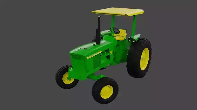 John Deere 4020 4010 4000 Synchroshift 3D model John Deere 4020 4010 4000 Synchroshift 3D model