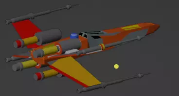 XWING 3D model_0