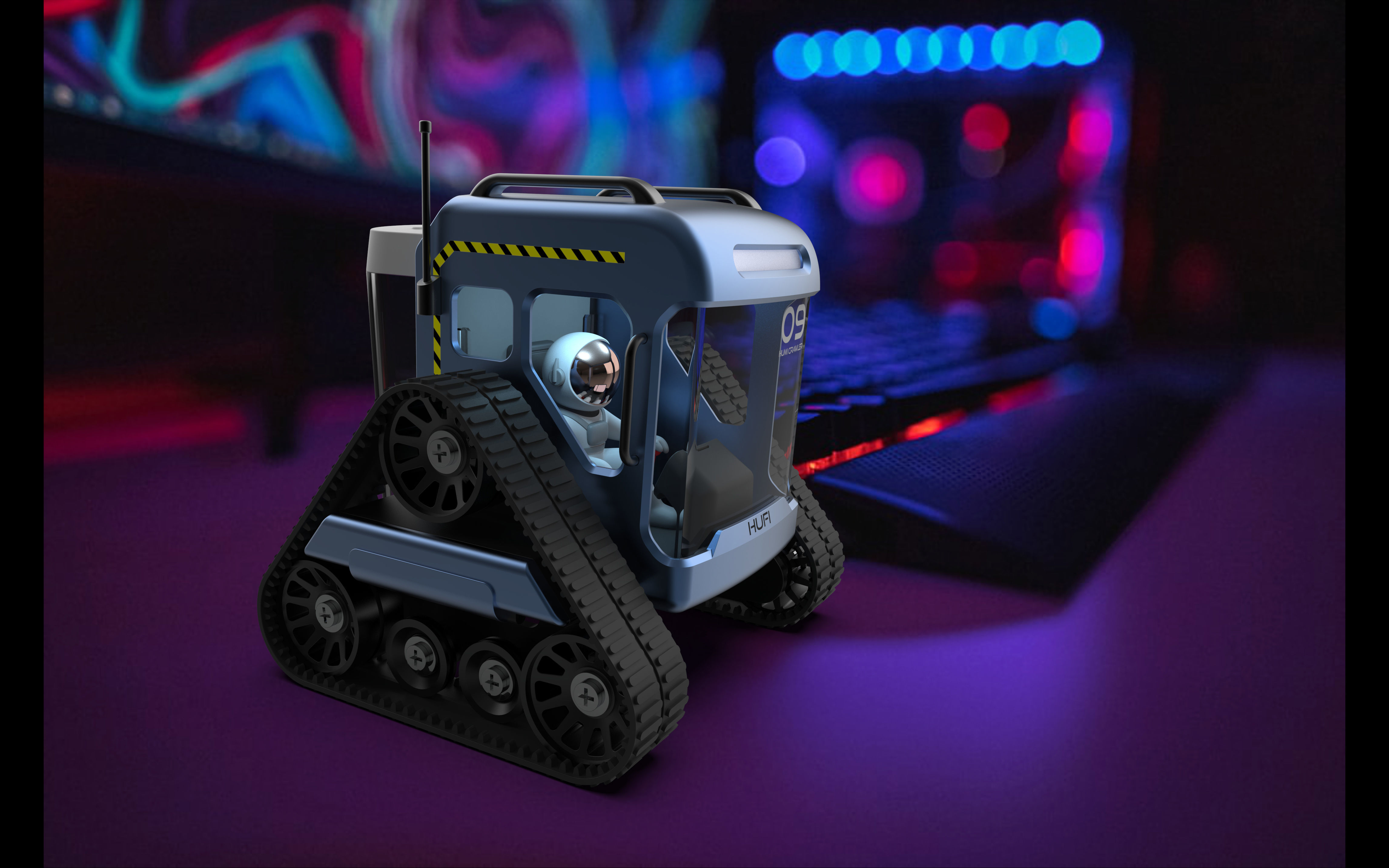 Humidifier Crawler 3D print model_1