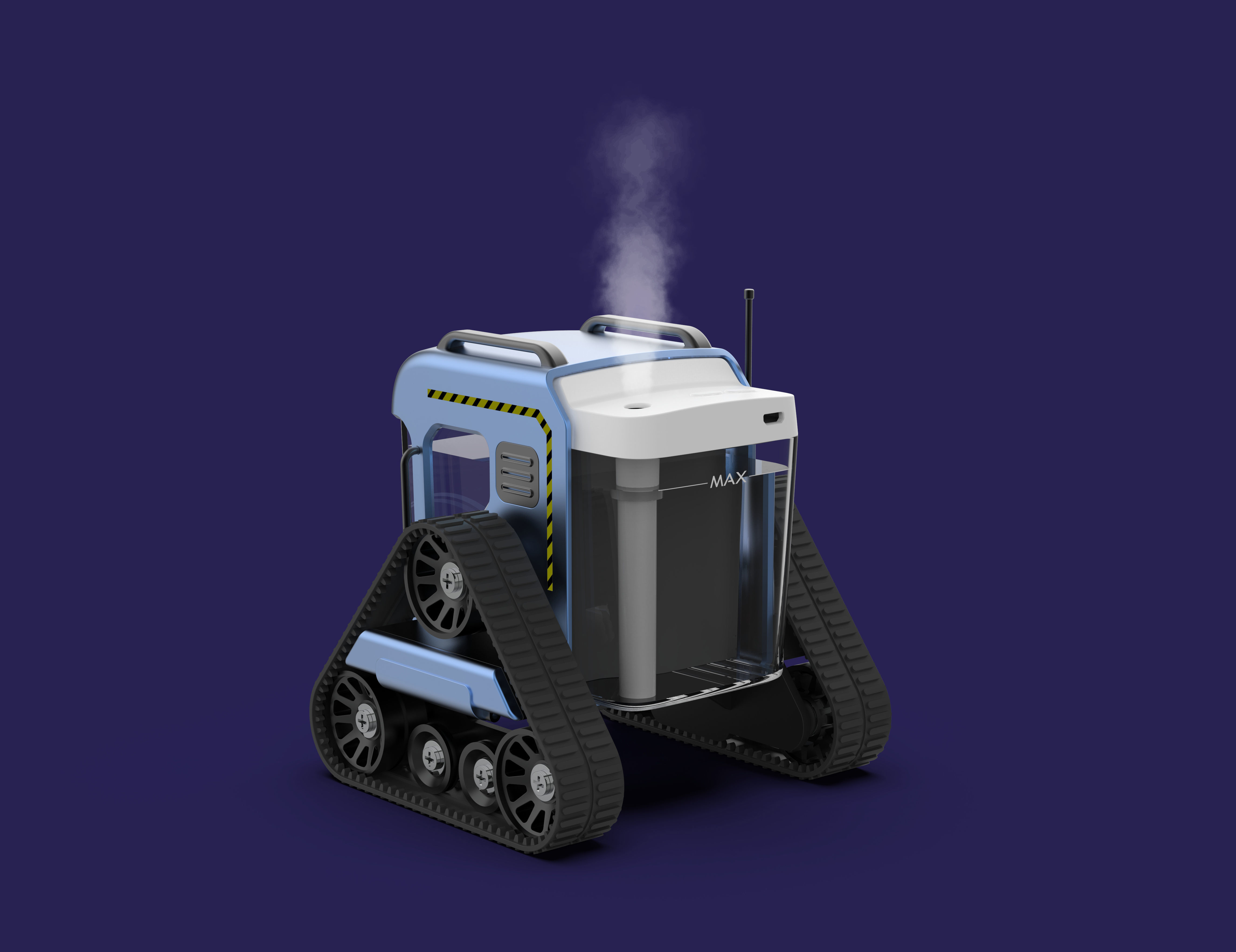 Humidifier Crawler 3D print model_4