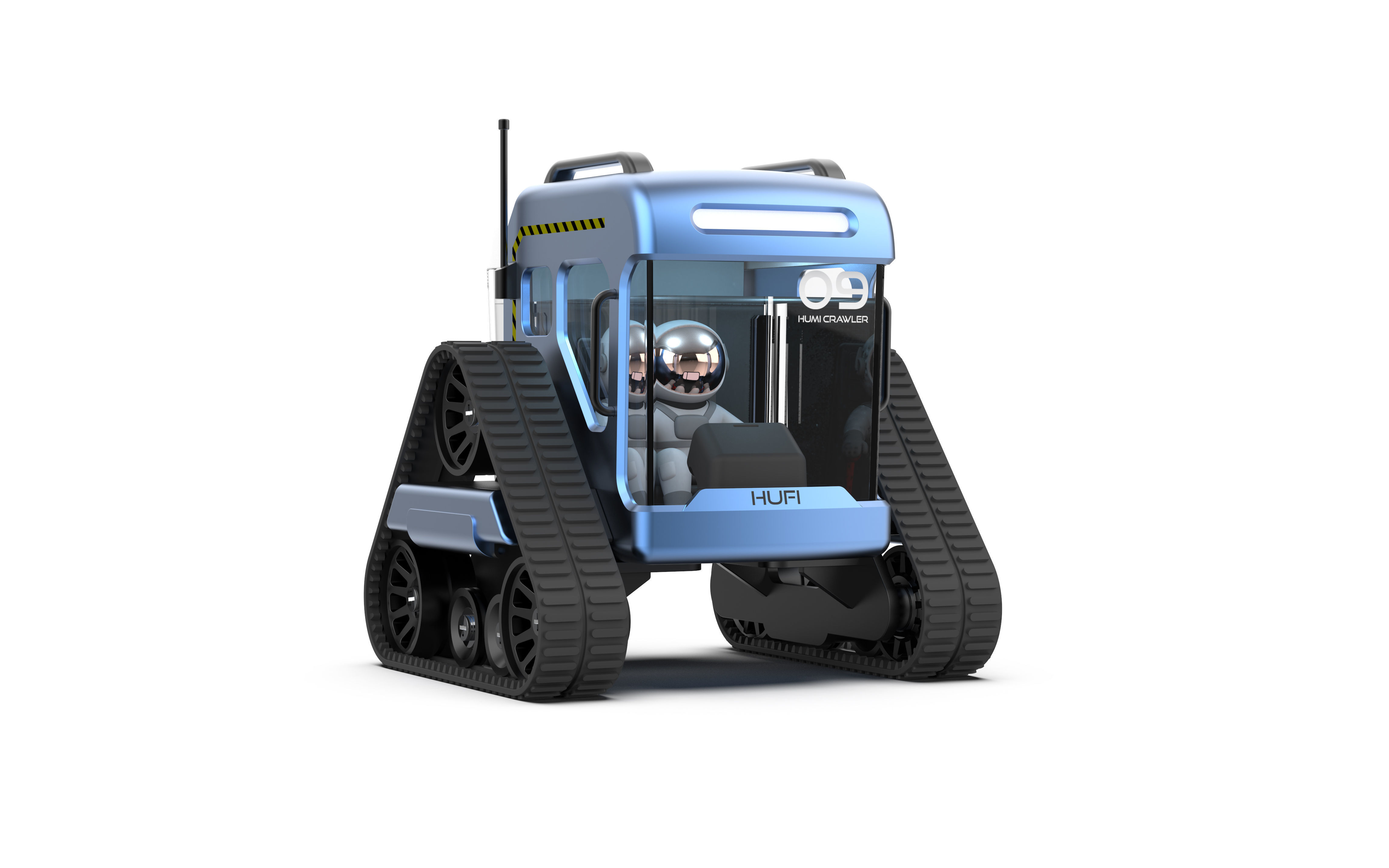 Humidifier Crawler 3D print model_3