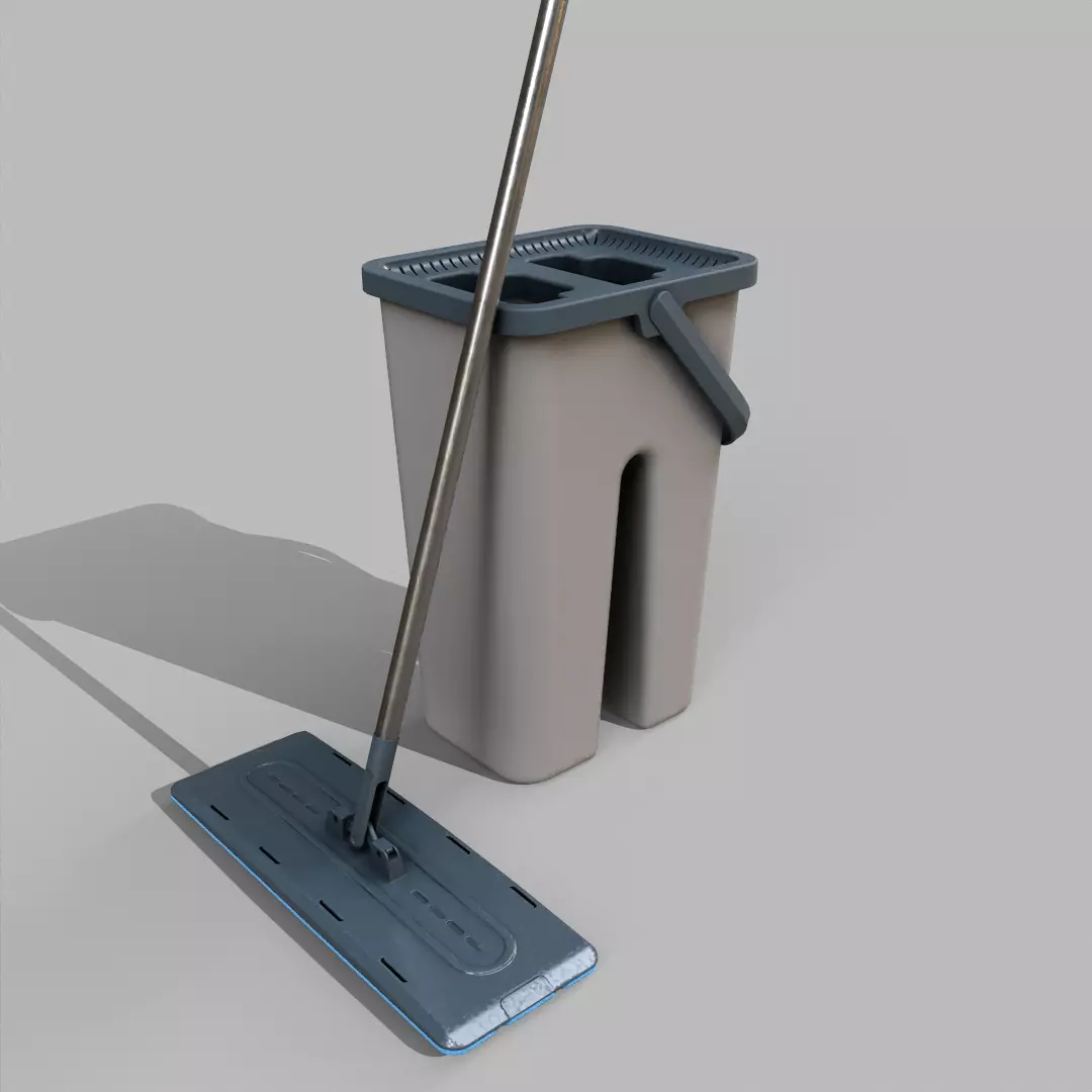 Realistic HighPoly Mop 3D model_0
