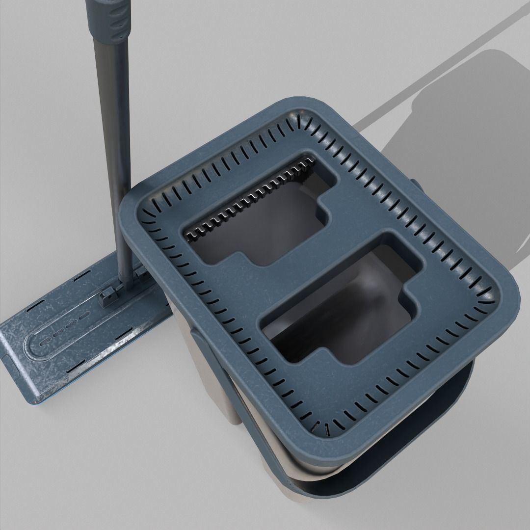 Realistic HighPoly Mop 3D model_3