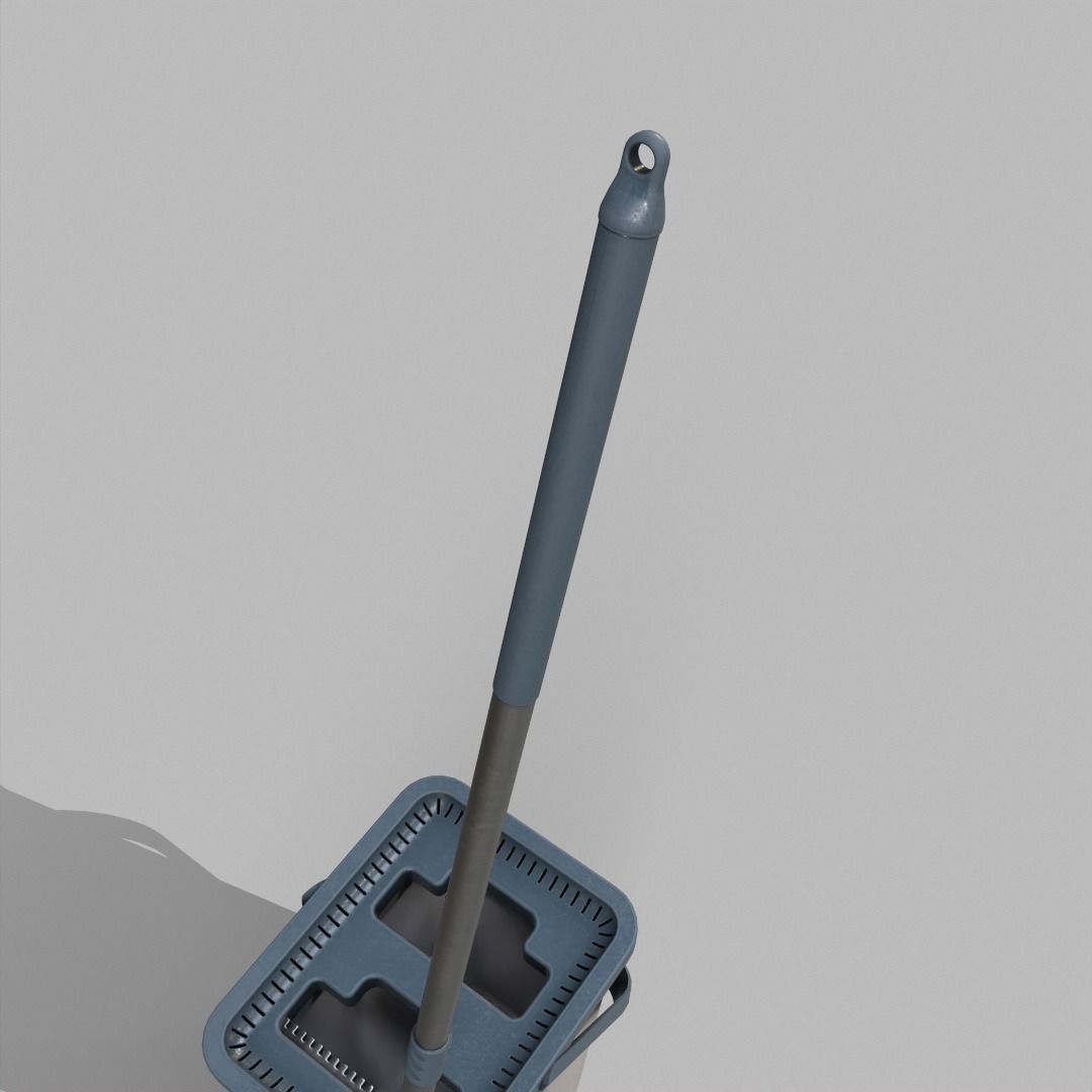Realistic HighPoly Mop 3D model_4