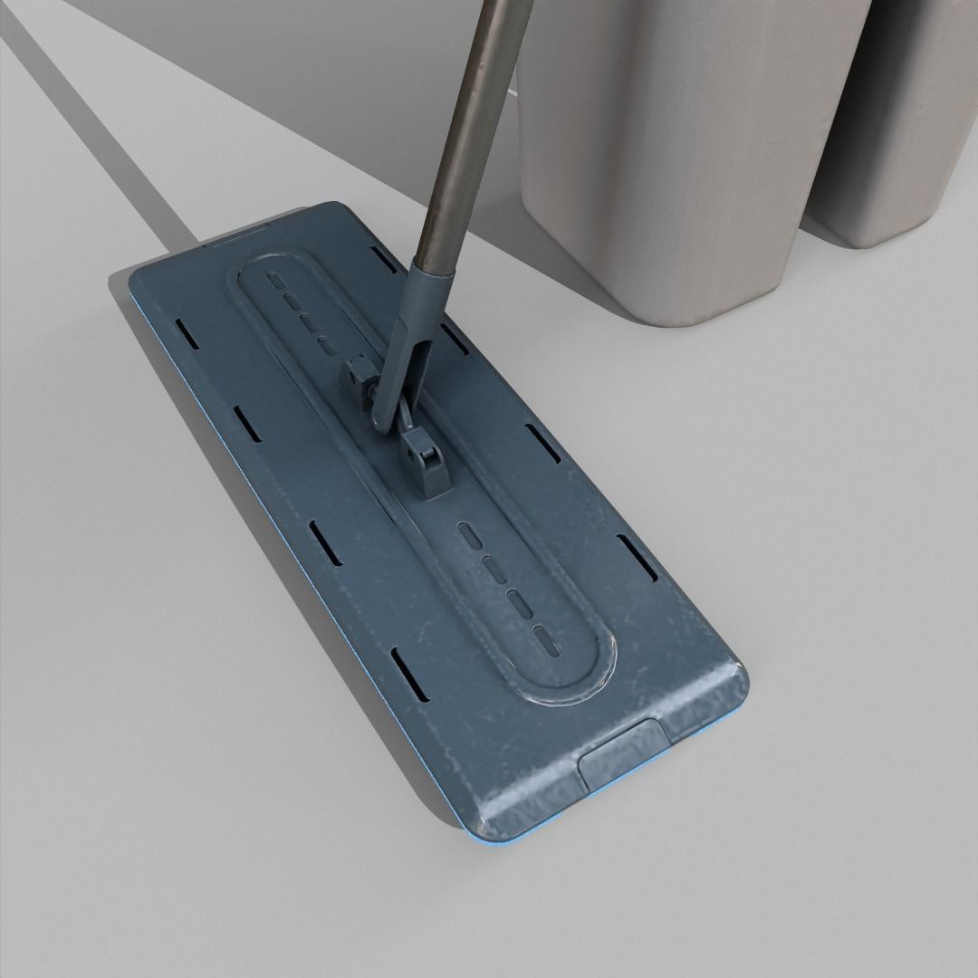 Realistic HighPoly Mop 3D model_5