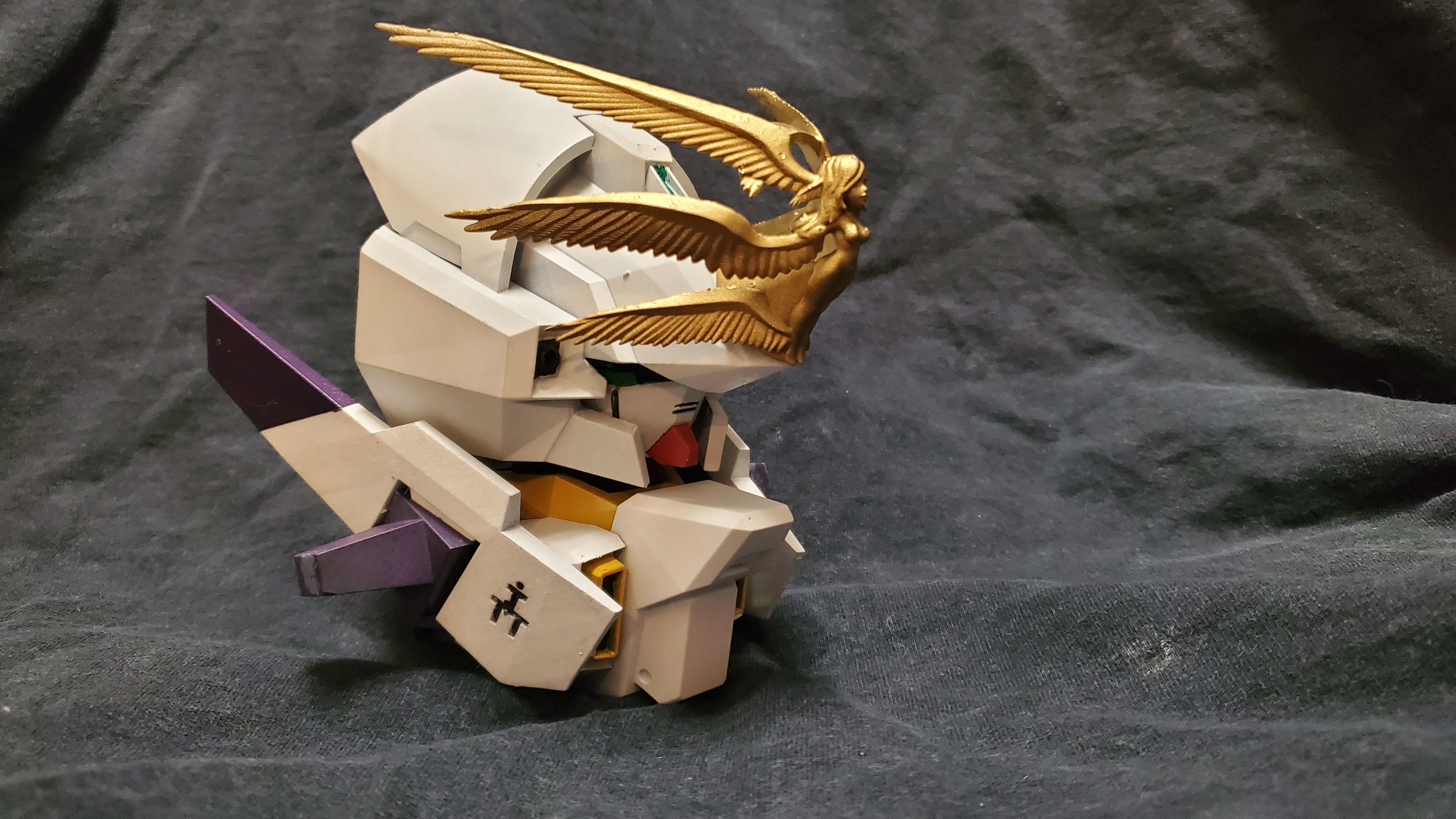 Angel V fin for Bee Style Woundwort  -Add on 3D print model_3