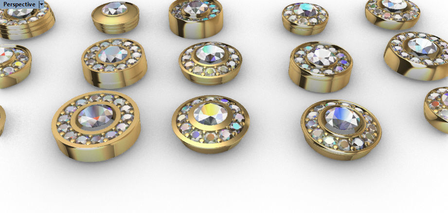 Various collection of Halo Heads jewelry findings 3D print model_5