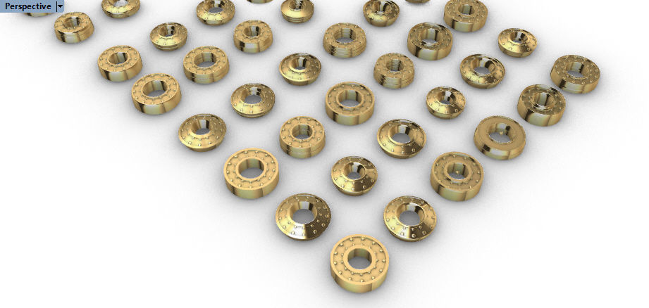 Various collection of Halo Heads jewelry findings 3D print model_13