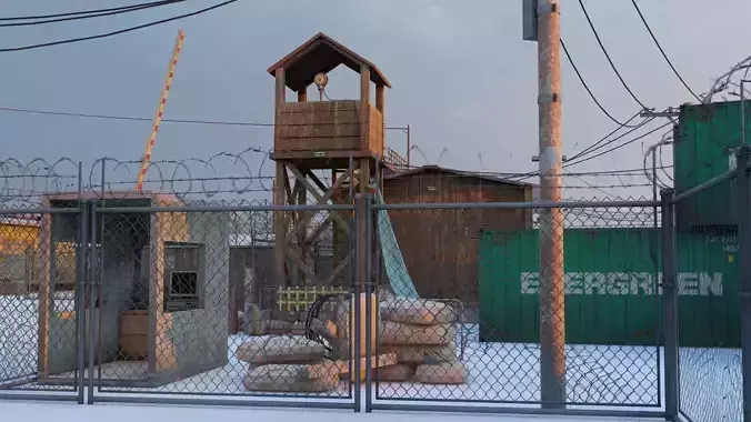 Military Base Level Environment Pack 3D model