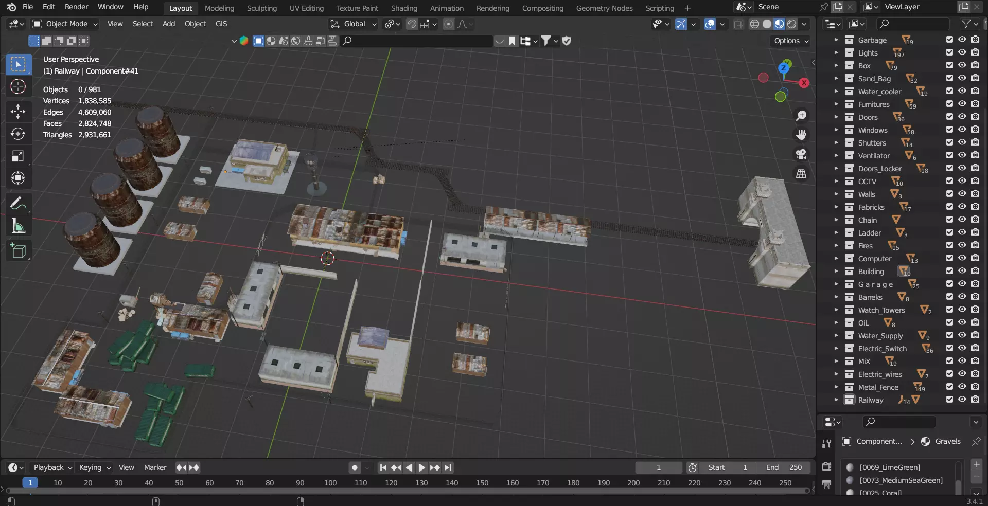 Military Base Level Environment Pack 3D model_24