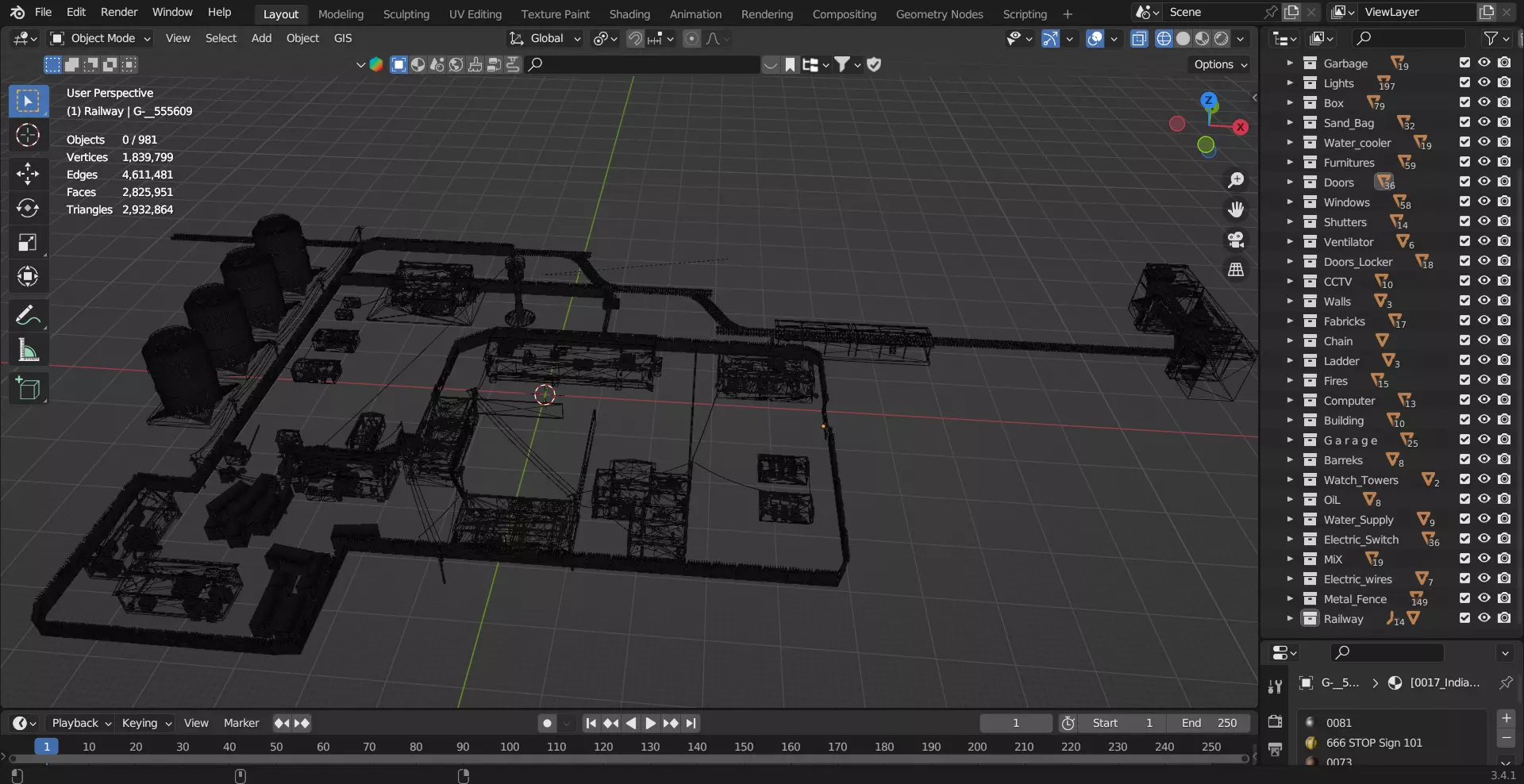 Military Base Level Environment Pack 3D model_2