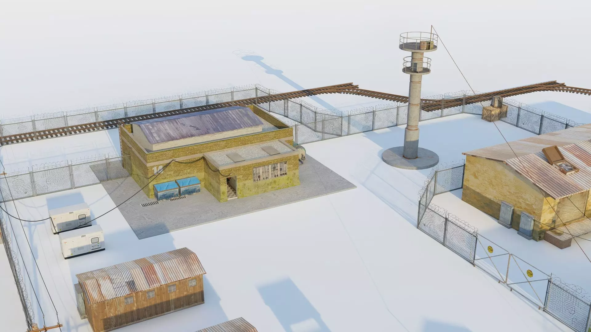 Military Base Level Environment Pack 3D model_13