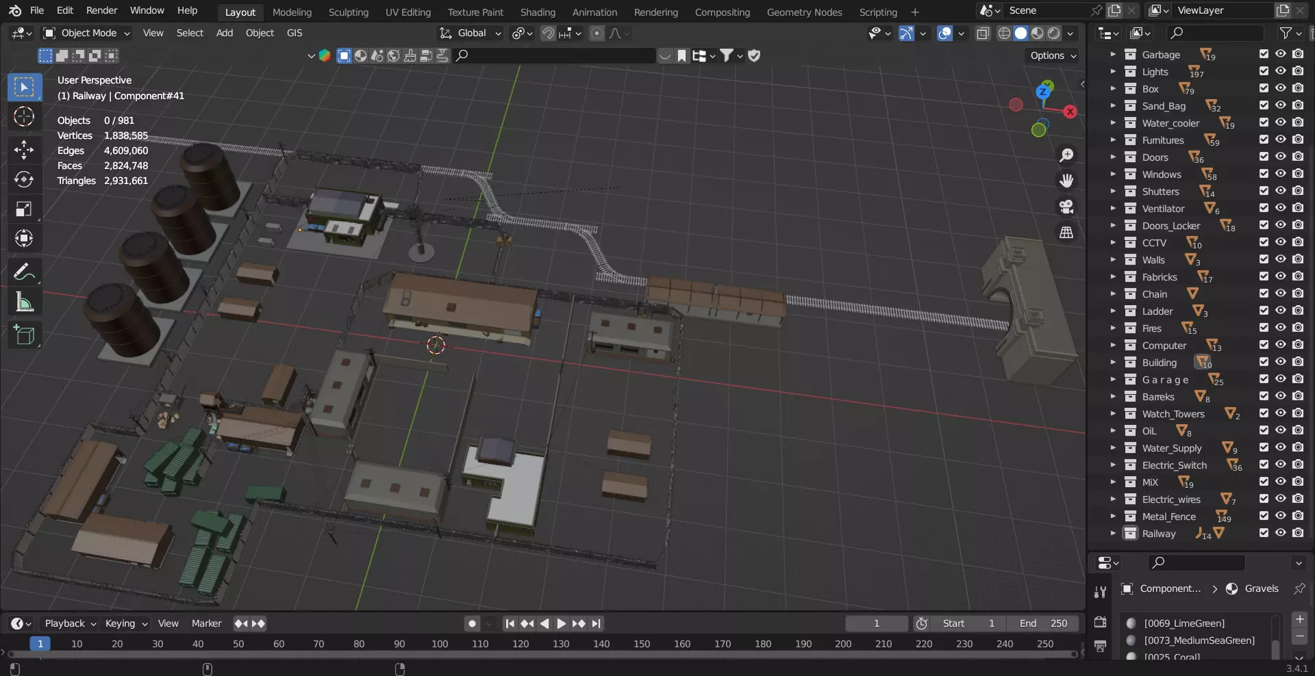 Military Base Level Environment Pack 3D model_23