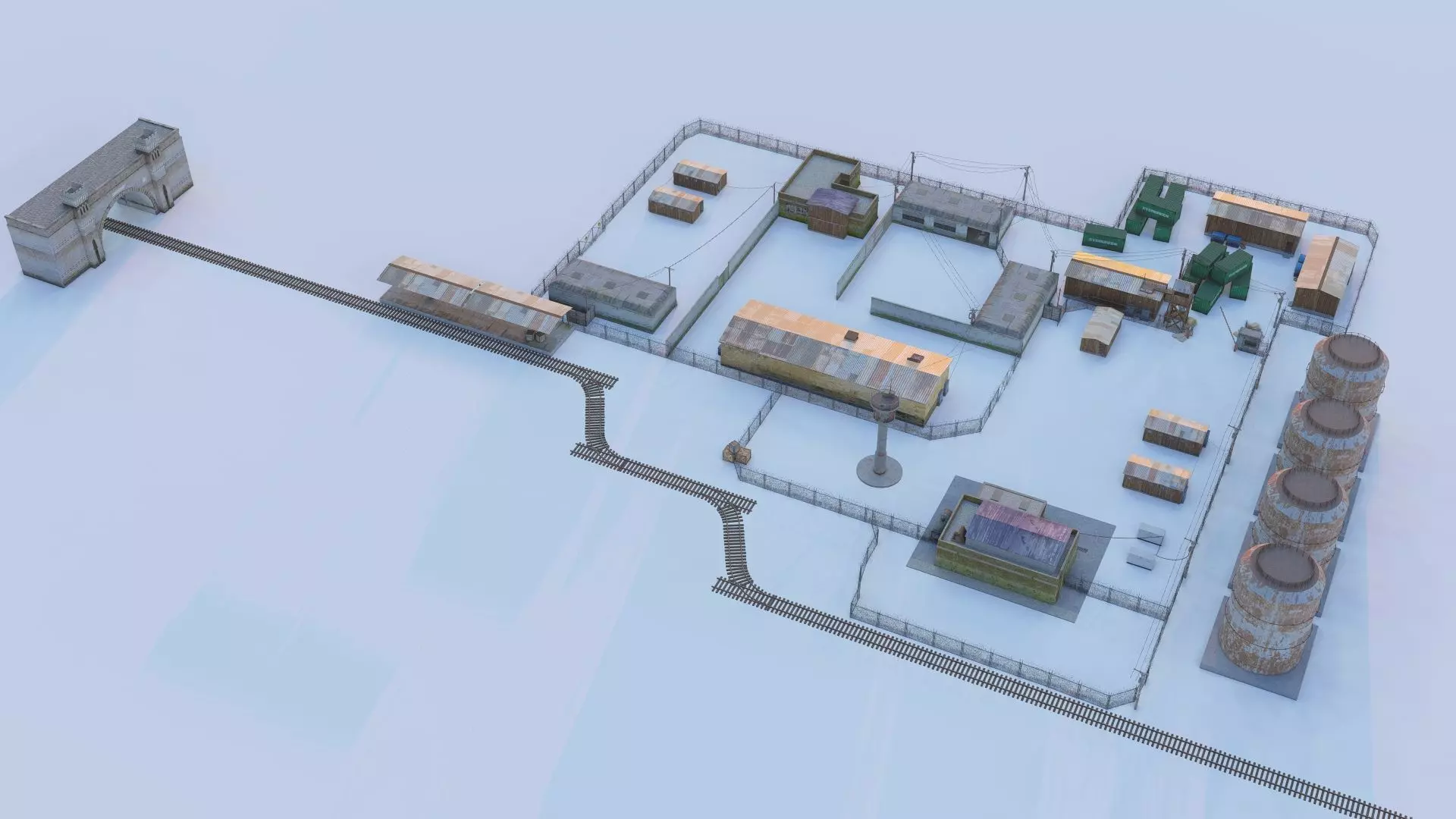 Military Base Level Environment Pack 3D model_15