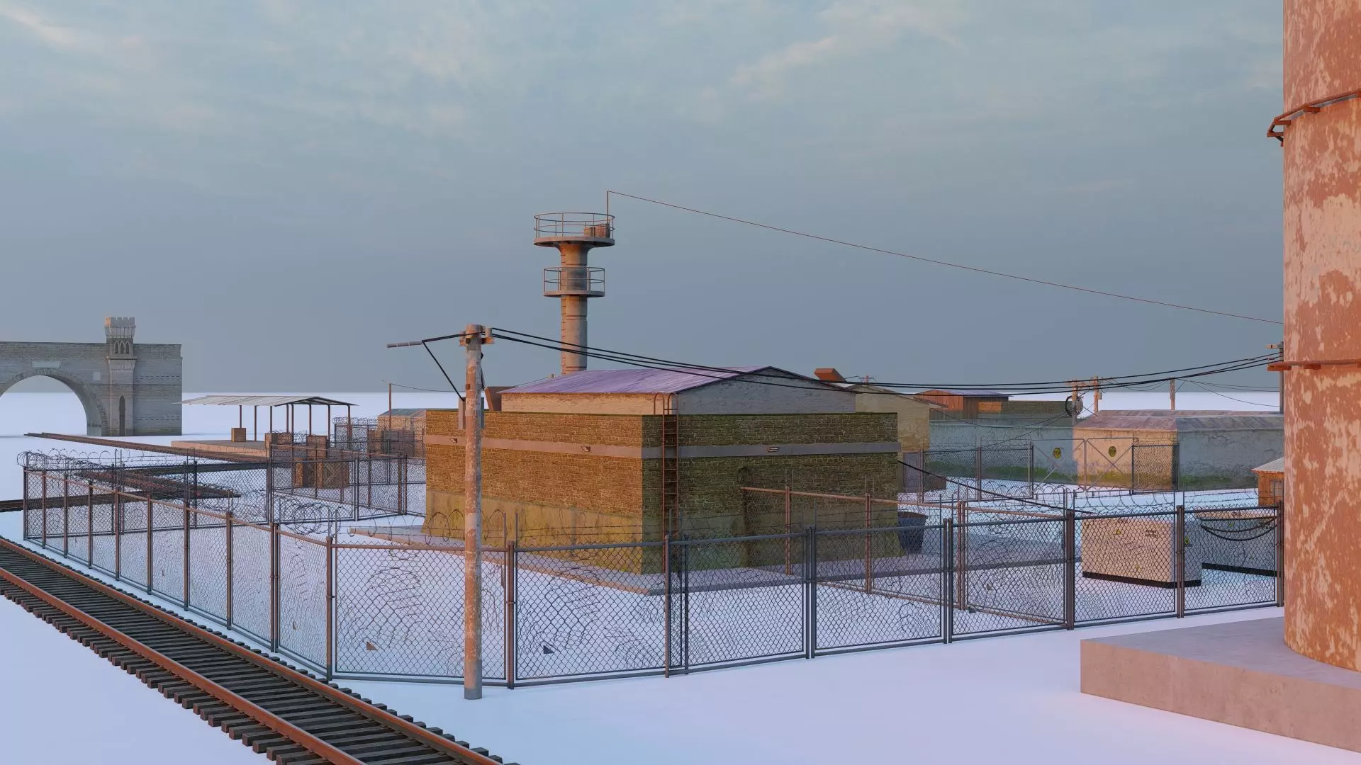 Military Base Level Environment Pack 3D model_4