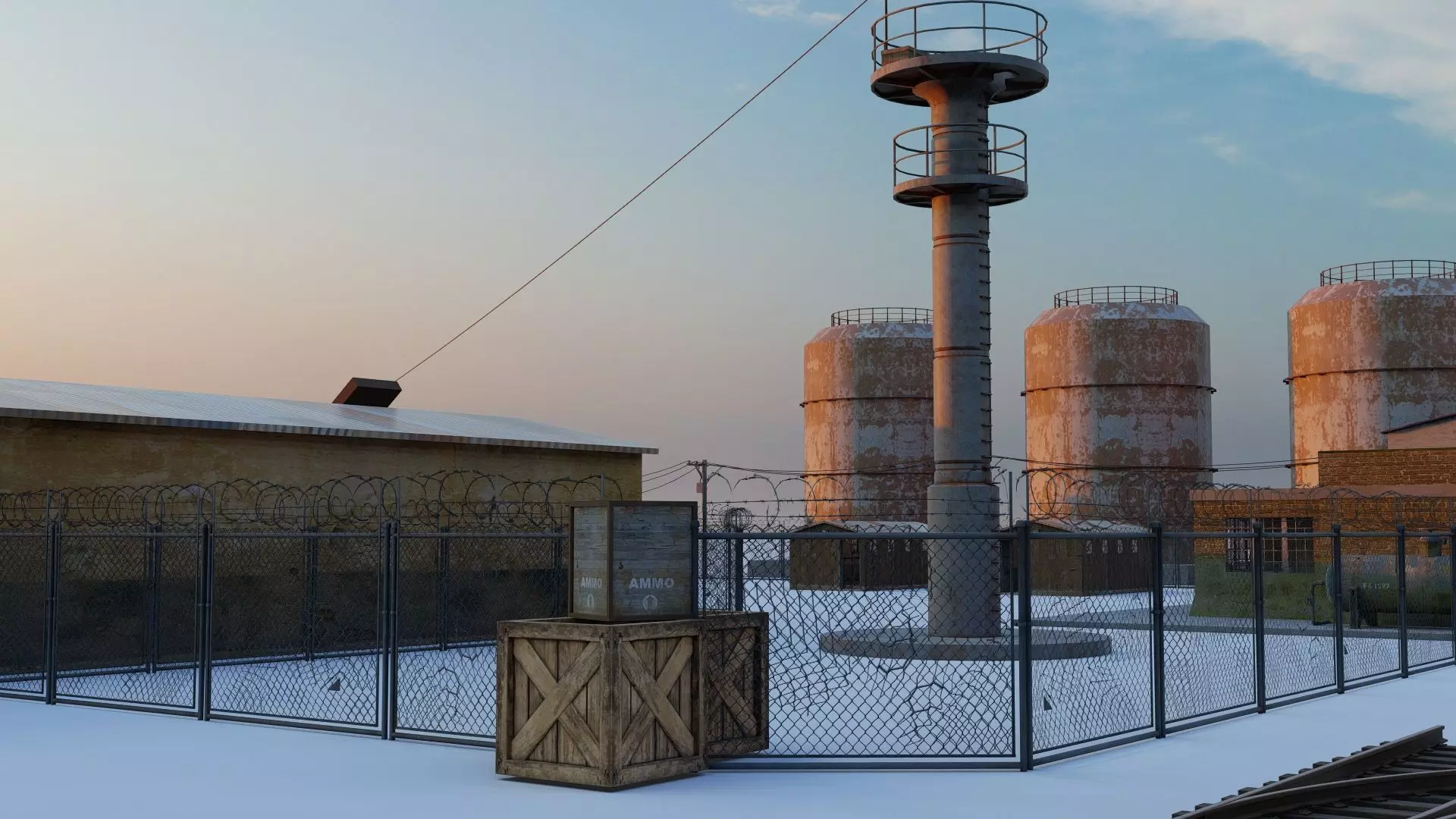 Military Base Level Environment Pack 3D model_12