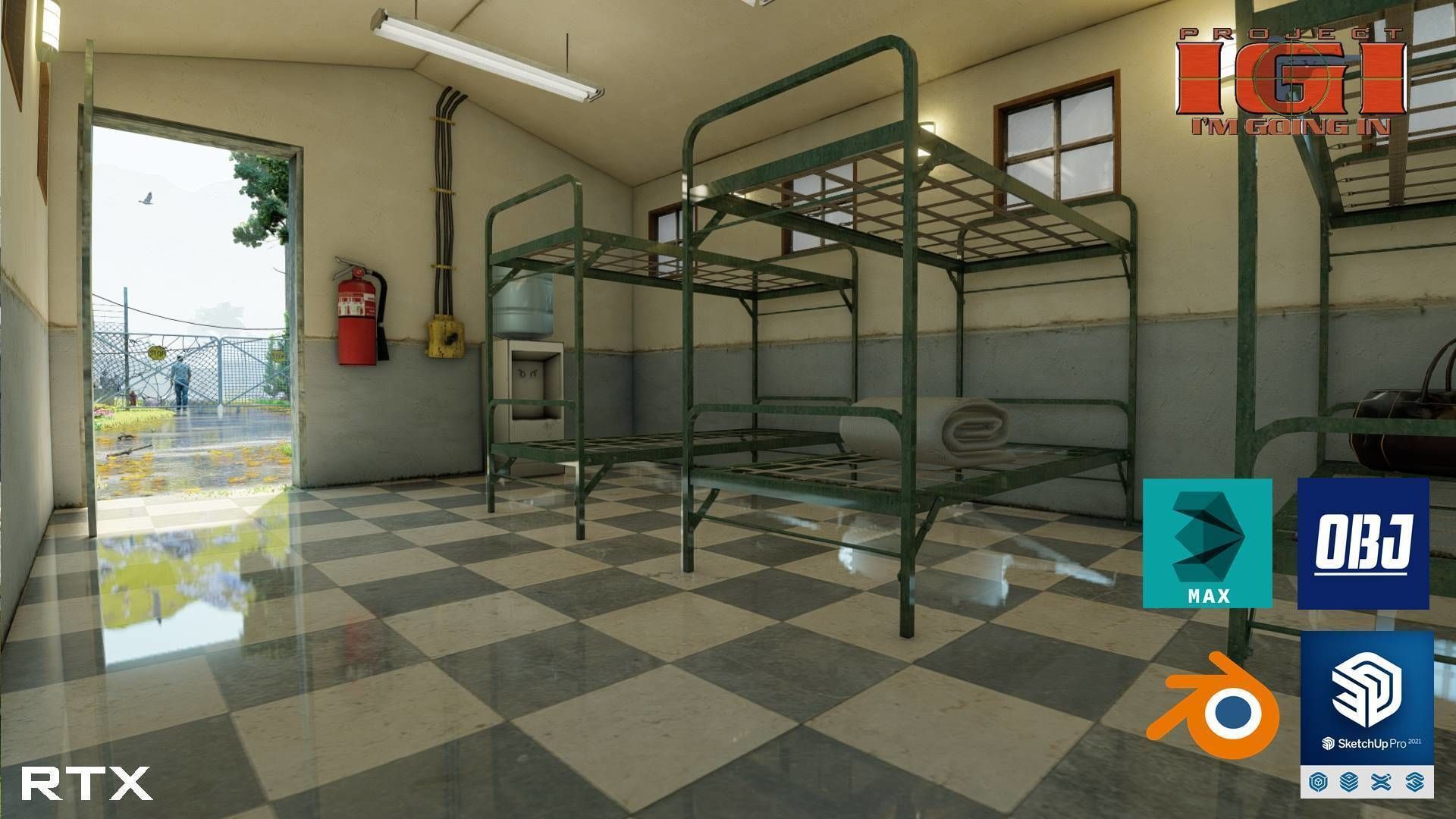 Military Base Level Environment Pack 3D model_9