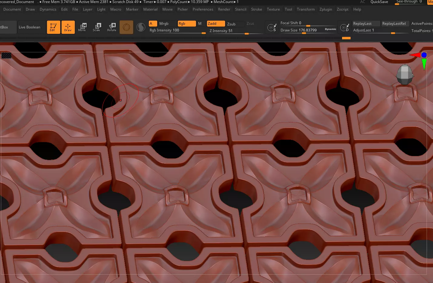 GOTHIC SQUARE ROSETTE FOR WALL PANELS STL model for CNC 3D model_0