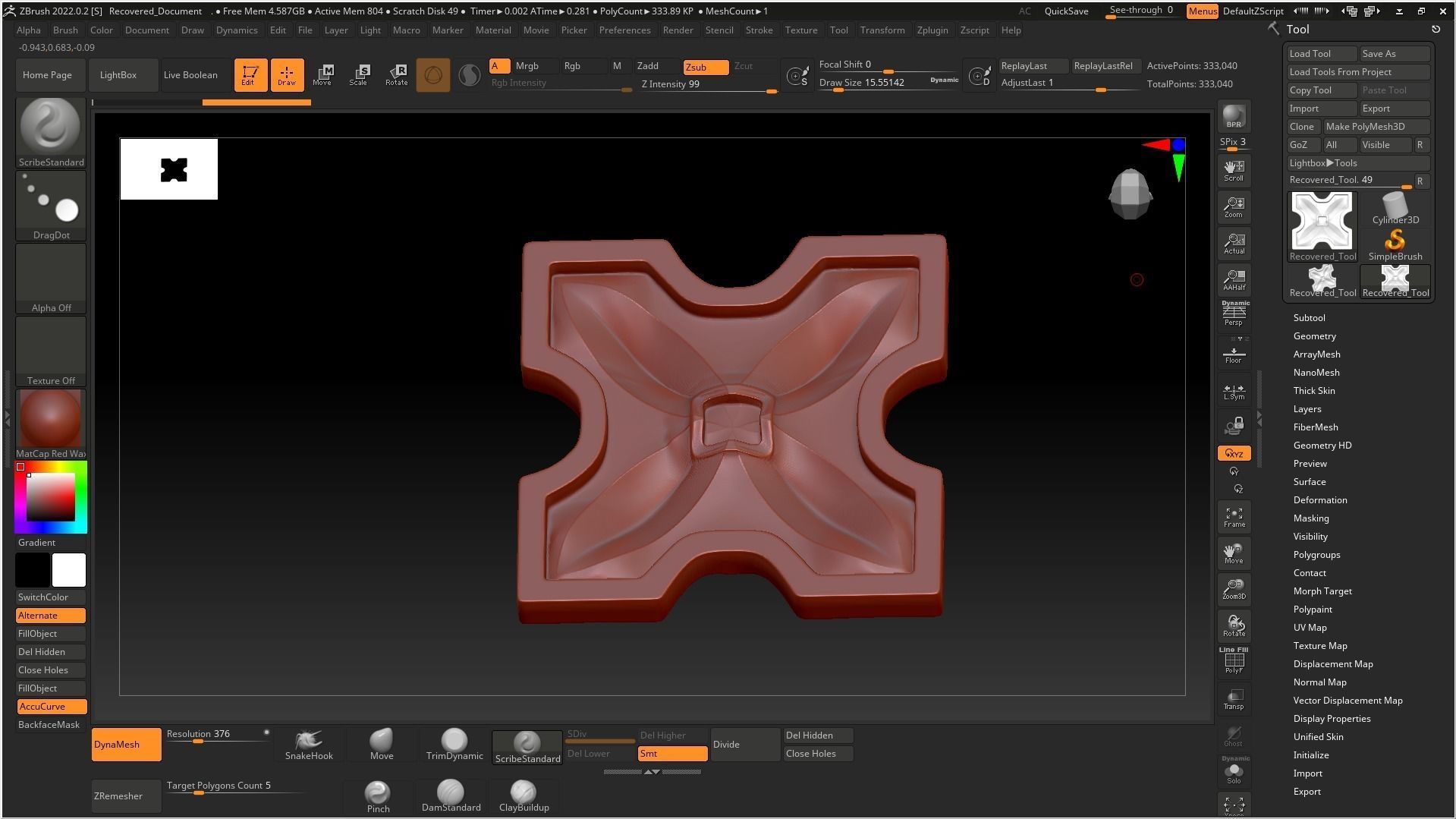 GOTHIC SQUARE ROSETTE FOR WALL PANELS STL model for CNC 3D model_4