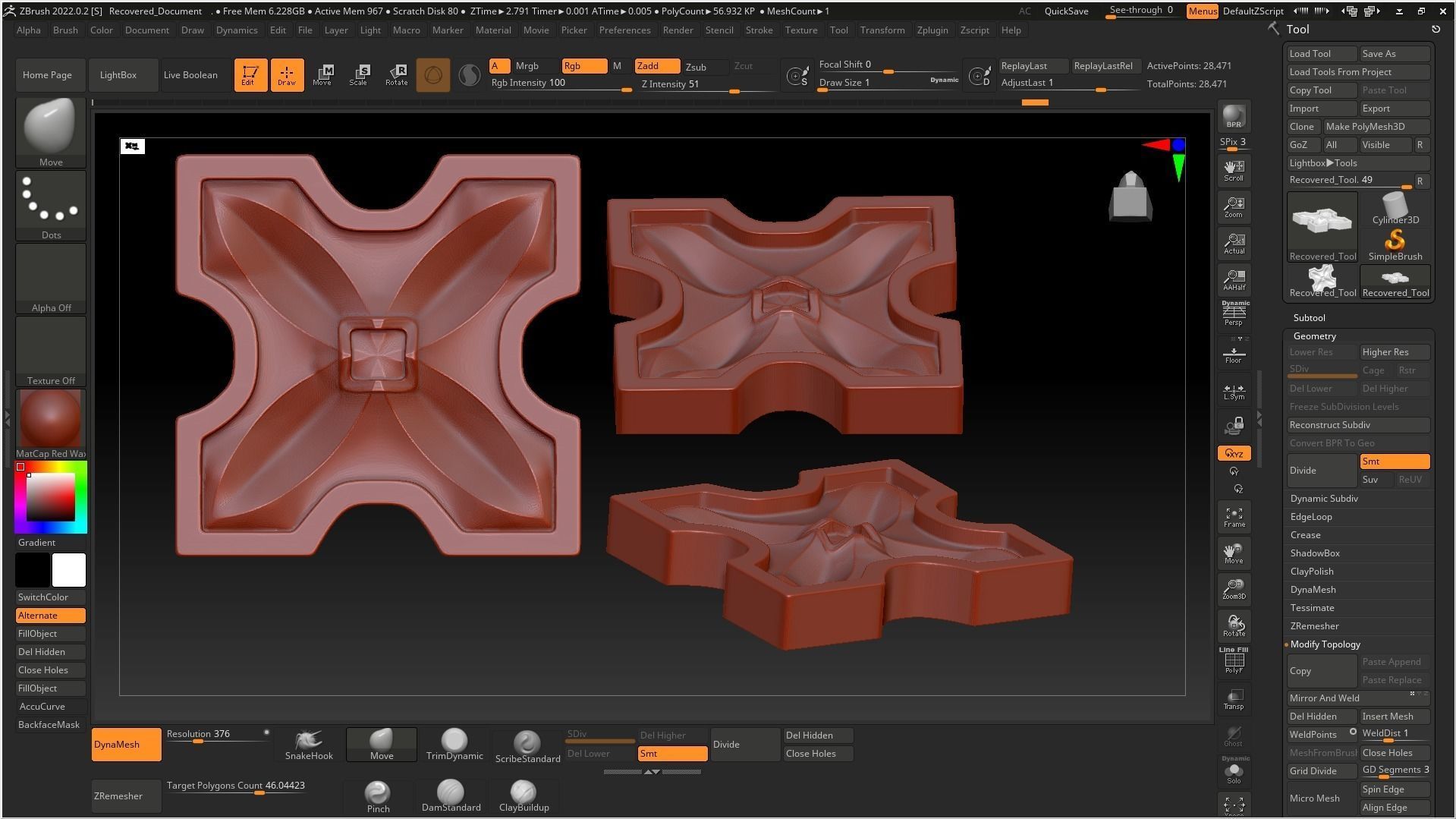 GOTHIC SQUARE ROSETTE FOR WALL PANELS STL model for CNC 3D model_2
